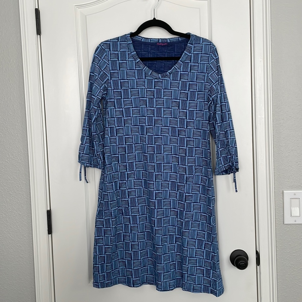 Fresh Produce Dress V-Neck Pockets XS